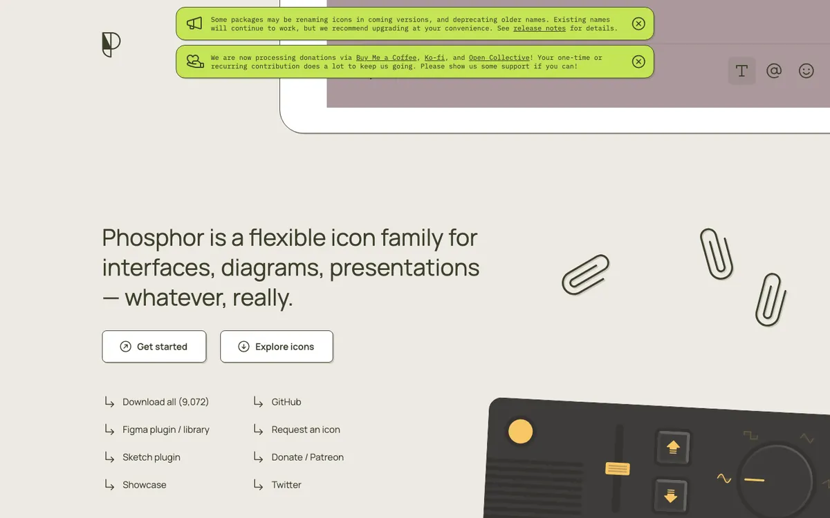 Phosphor Svelte preview