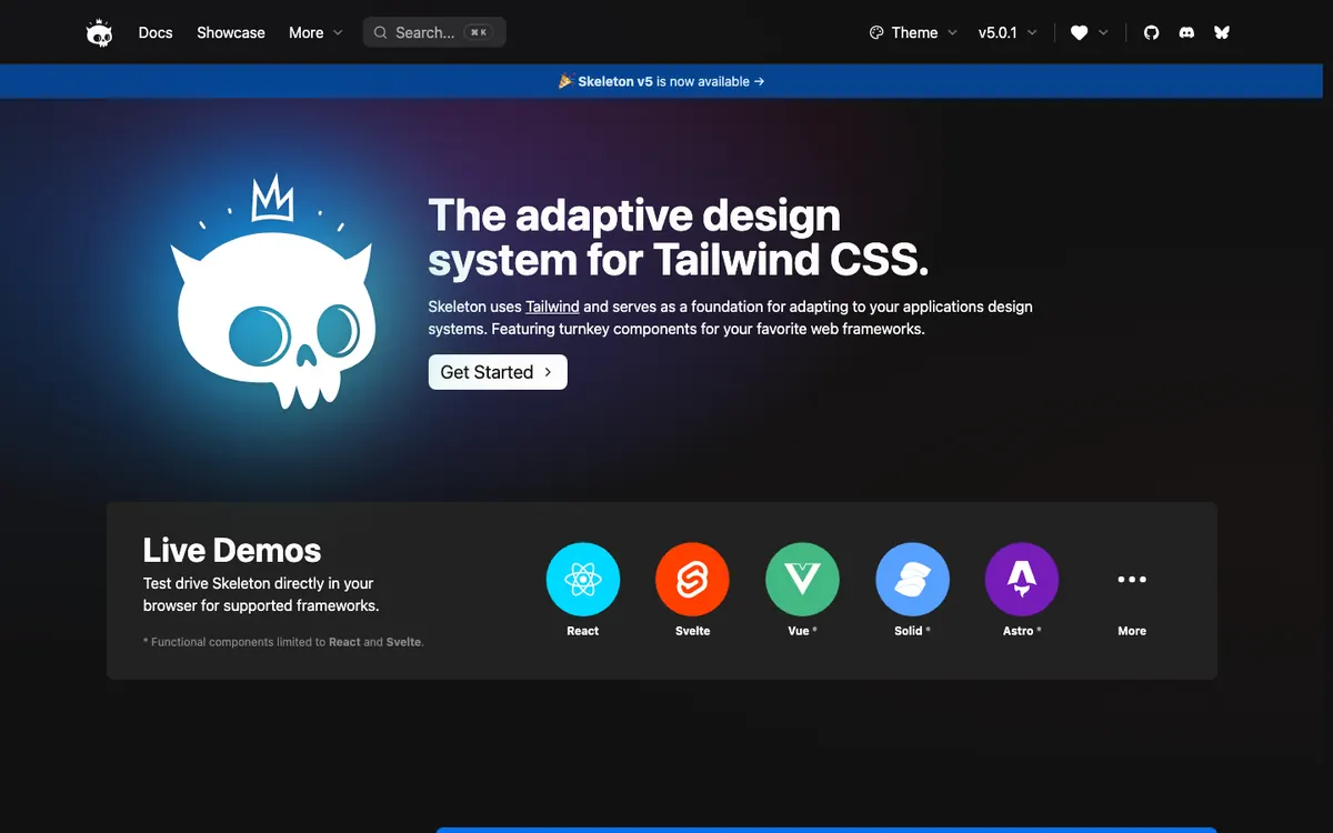Skeleton preview